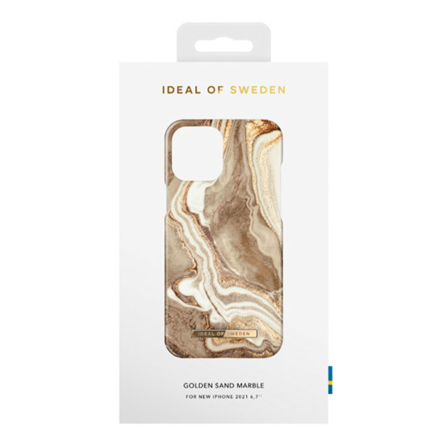 【iPhone13 Pro Max ケース】Fashion Case (Golden Sand Marble)