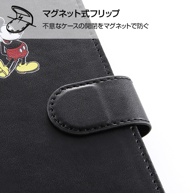 【iPhone13 mini ケース】ディズニーキャラクター/手帳型アートケース マグネット (ミッキーマウス_025)サブ画像