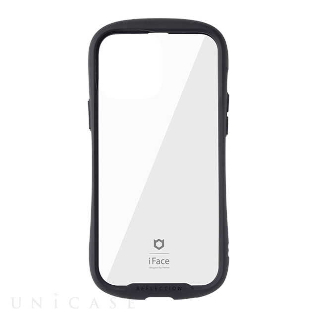 iPhone13 Pro Max ケース】iFace Reflection強化ガラスクリアケース (ブラック) iFace | iPhoneケースは  UNiCASE