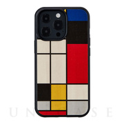 【iPhone13 Pro ケース】天然木ケース (Mondrian Wood)
