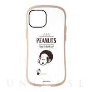 【iPhone13 mini ケース】PEANUTS iFace First Class Cafeケース (ホール)