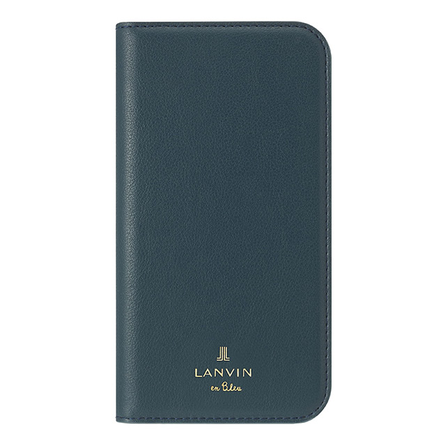 【iPhone13 Pro Max ケース】Folio Case Stand ＆ Ring Ribbon 2-Tone (Navy/Vintage Blue)goods_nameサブ画像