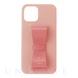 【iPhone13 mini ケース】Slim Wrap Case Stand ＆ Ring Ribbon 2-Tone (Baby Pink/Vivid Pink)