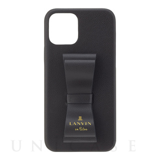 【iPhone13 Pro ケース】Slim Wrap Case Stand ＆ Ring Ribbon (Black)