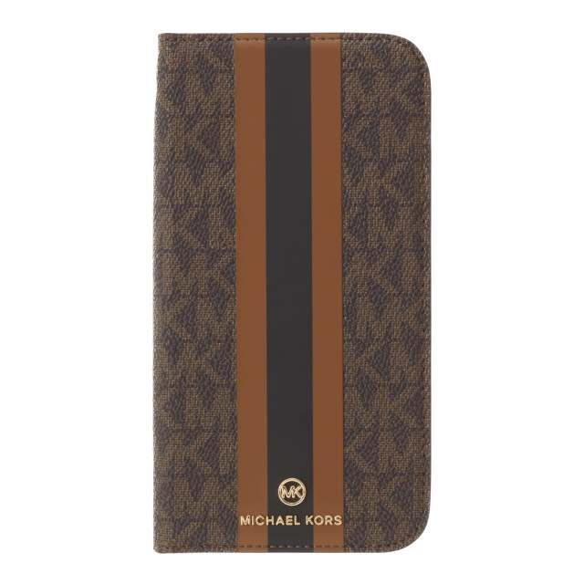 【iPhone13 Pro ケース】Folio Case Stripe with Tassel Charm (Brown)goods_nameサブ画像
