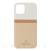 【iPhone13 ケース】Slim Wrap Case Pocket (Light Sand Multi)