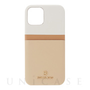 【iPhone13 Pro ケース】Slim Wrap Case Pocket (Light Sand Multi)