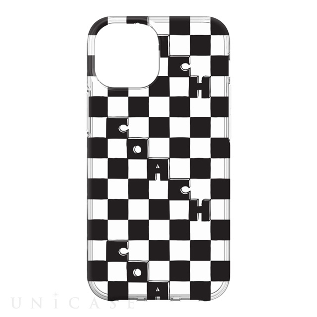 iPhone13 mini ケース】Protective Case (Checkered Black/Clear) COACH | iPhoneケースは  UNiCASE