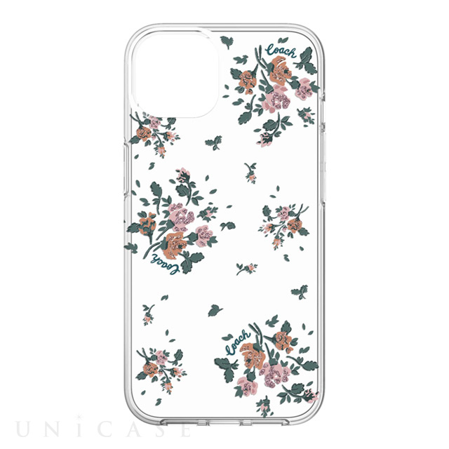 【iPhone13 ケース】Protective Case (Rose Bouquet/Old Rose/Pine Green/Silver Pink/Clear)