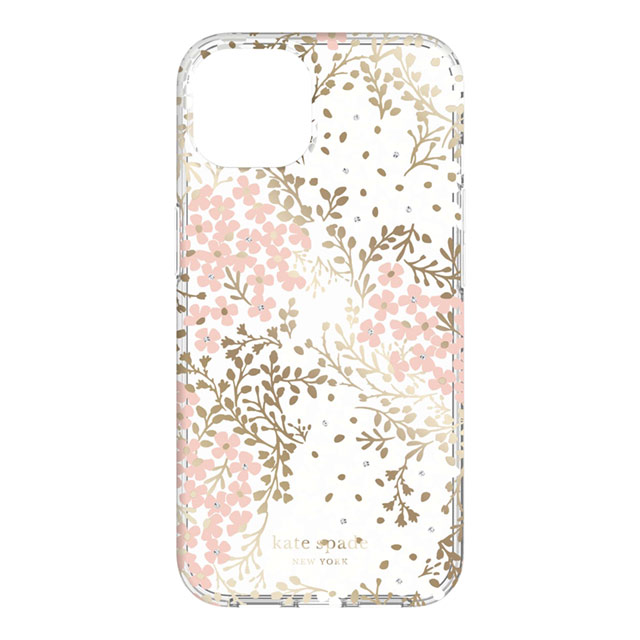 【iPhone13 ケース】Protective Hardshell Case (Multi Floral/Blush/White/Gold  Foil/Gems/Clear)