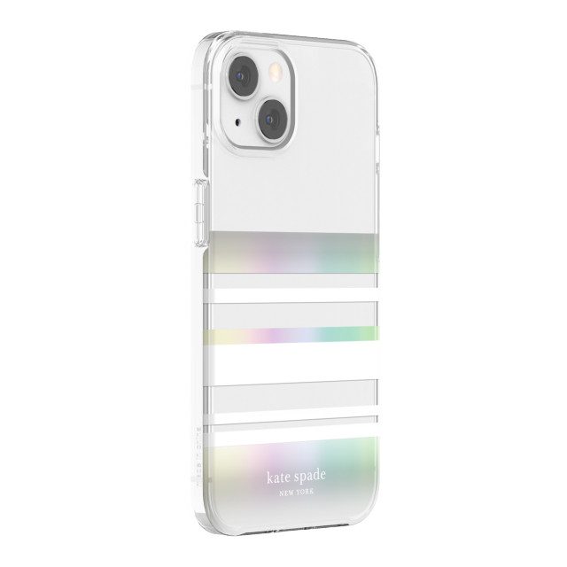 【iPhone13 ケース】Protective Hardshell Case (Park Stripe/White/Iridescent/Clear)サブ画像