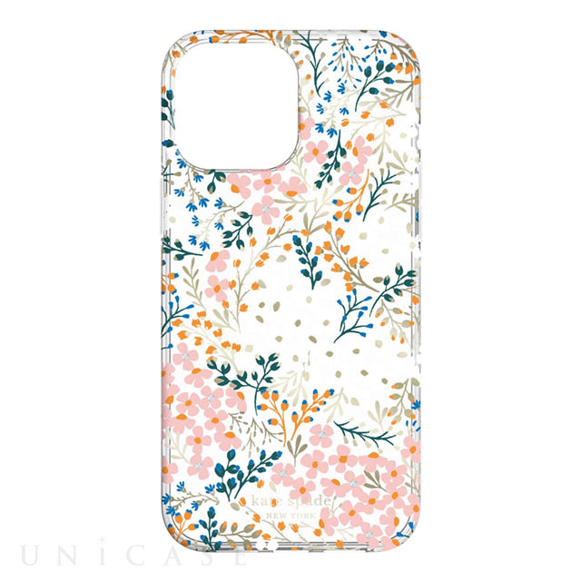 iPhone13 ケース】Protective Hardshell Case (Multi Floral/Blush 