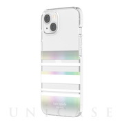 【iPhone13 ケース】Protective Hardshell Case (Park Stripe/White/Iridescent/Clear)