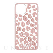 【iPhone13 ケース】Protective Hardshell Case (City Leopard Pink/Rose Gold Foil/Clear)