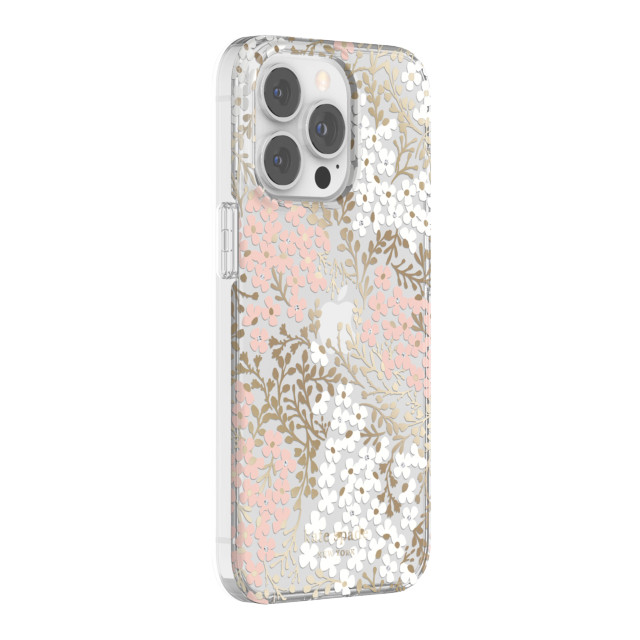 【iPhone13 Pro ケース】Protective Hardshell Case (Multi Floral/Blush/White/Gold Foil/Gems/Clear)サブ画像