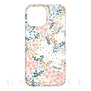 【iPhone13 Pro ケース】Protective Hardshell Case (Multi Floral/Rose/Pacific Green/Clear/Cream with Stones)