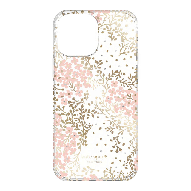 【iPhone13 Pro Max ケース】Protective Hardshell Case (Multi  Floral/Blush/White/Gold Foil/Gems/Clear)