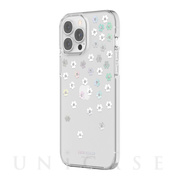 【iPhone13 Pro Max ケース】Protective Hardshell Case (Scattered Flowers/Iridescent/Clear/White/Gems)