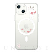 【iPhone13 mini ケース】Magsafe対応ケース ターチャン (ピンクさかな)