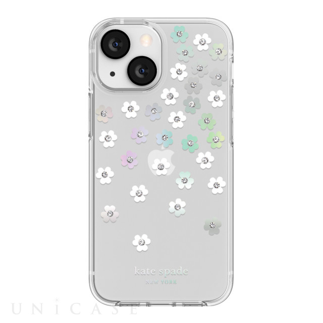 iPhone13 mini ケース】Protective Hardshell Case (Scattered Flowers ...