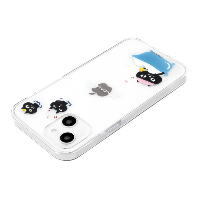【iPhone13 mini ケース】ネコマンジュウクリアケース (バスタイム)サブ画像
