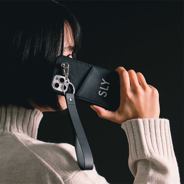 【iPhone13 Pro Max ケース】SLY Die cutting_Case face (black)サブ画像