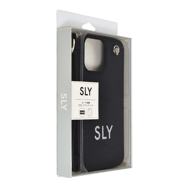 【iPhone13 Pro Max ケース】SLY Die cutting_Case face (black)サブ画像