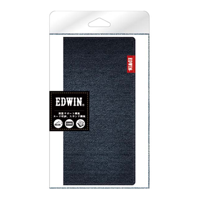 【iPhone13 Pro Max ケース】EDWIN 手帳ケース (タグデニム/インディゴ)サブ画像