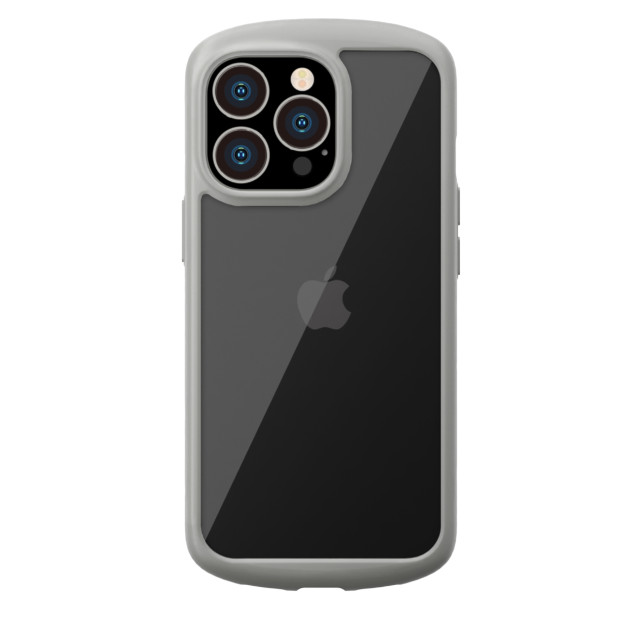 【iPhone13 Pro ケース】ガラスタフケース ラウンドタイプ (グレー)サブ画像