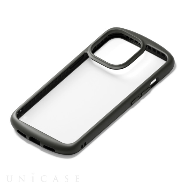 【iPhone13 Pro Max ケース】ガラスタフケース ラウンドタイプ (ブラック)