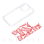 【iPhone13 Pro ケース】抗菌ハイブリッドケース (マーベル ロゴ)