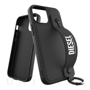 【iPhone13 mini ケース】Leather Tech Chain Handstrap Case FW21 (black/white)
