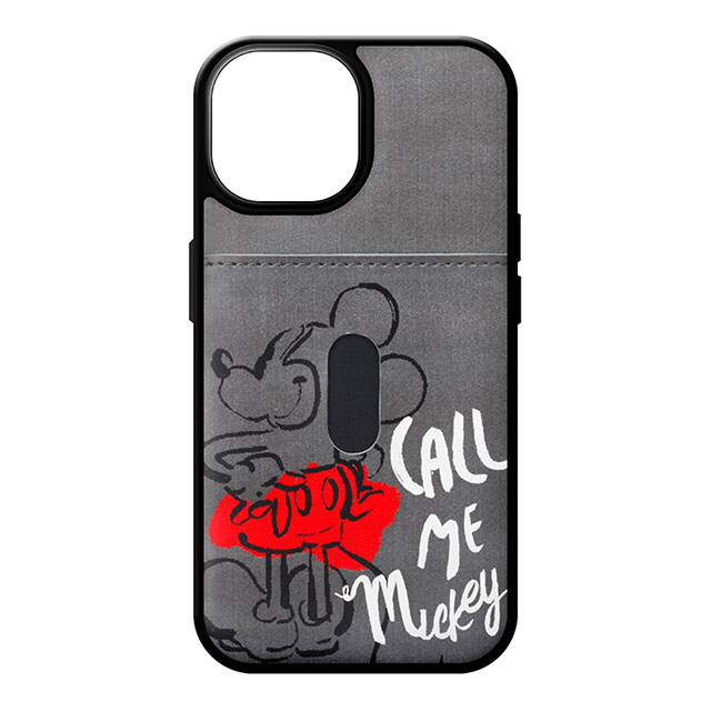 【iPhone13 ケース】タフポケットケース (ミッキーマウス)サブ画像