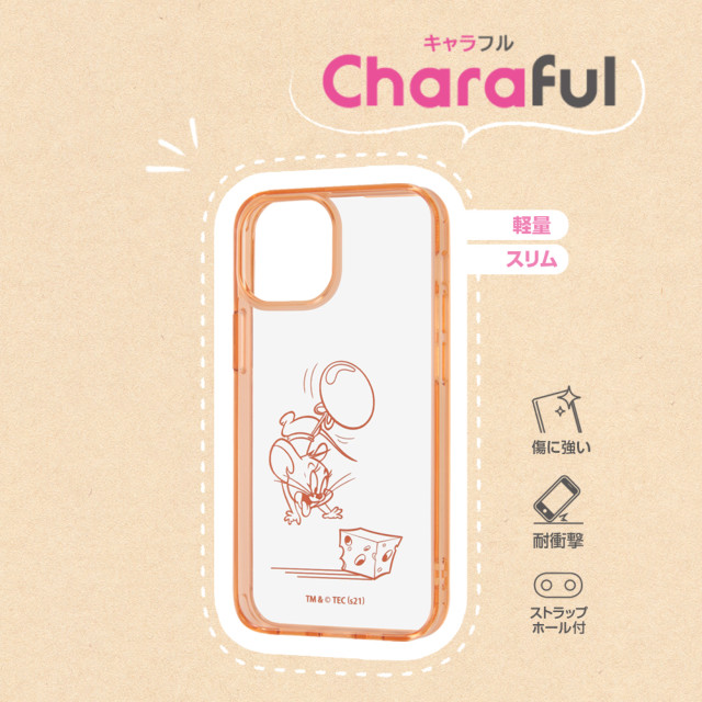 【iPhone13 mini ケース】トムとジェリー/ハイブリッドケース Charaful (ジェリー)サブ画像