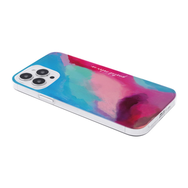 【iPhone13 Pro ケース】ソフトクリアケース (Pastel color PINKBLUE)サブ画像