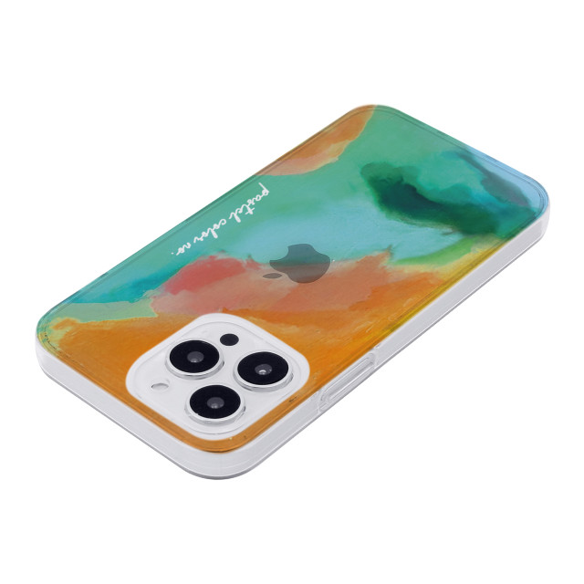 【iPhone13 Pro ケース】ソフトクリアケース (Pastel color OrangeGreen)サブ画像