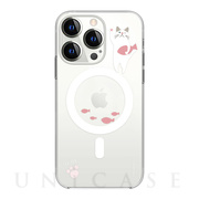 【iPhone13 Pro ケース】Magsafe対応ケース ターチャン (ピンクさかな)
