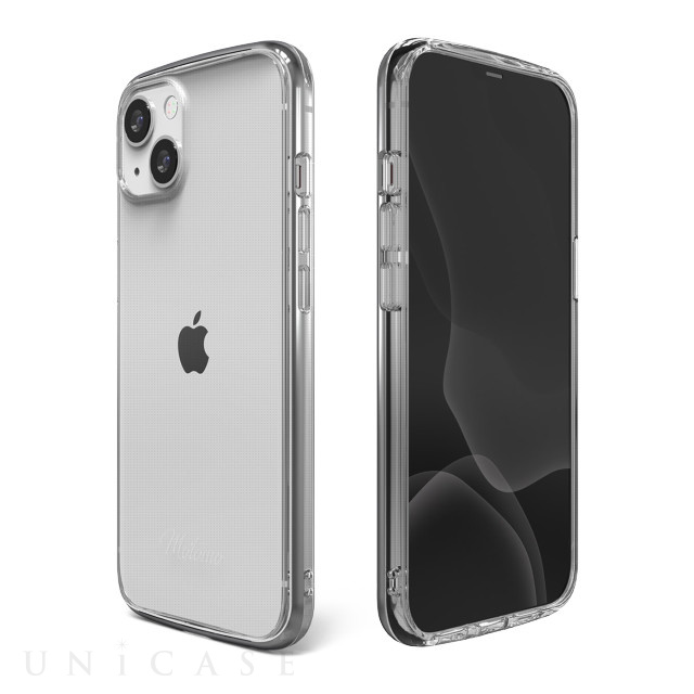 【iPhone13 ケース】INO LINE INFINITY CLEAR CASE (Chrome Silver)