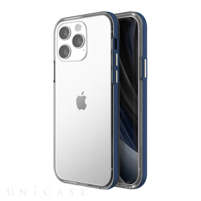【iPhone13 Pro ケース】INO ACHROME SHIELD CASE (Iron Blue)