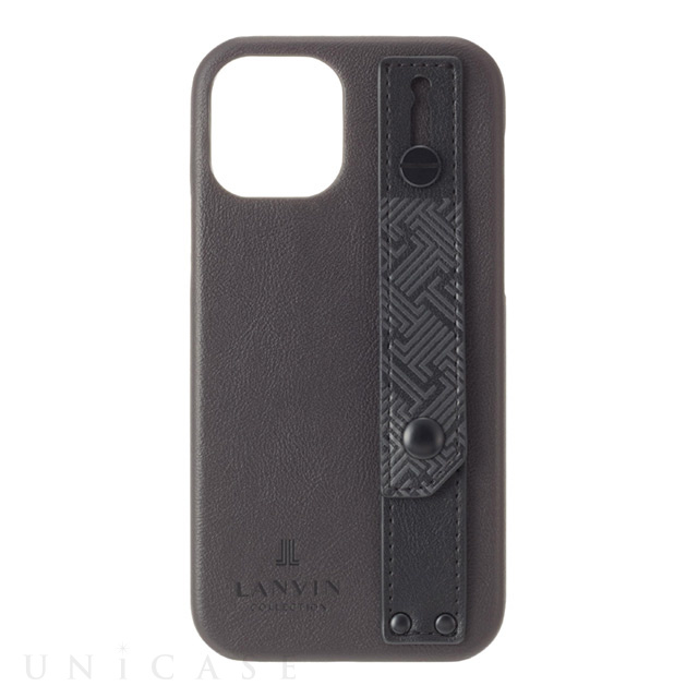 【iPhone13 mini ケース】Stand ＆ Ring Shell Case Signature (Black)