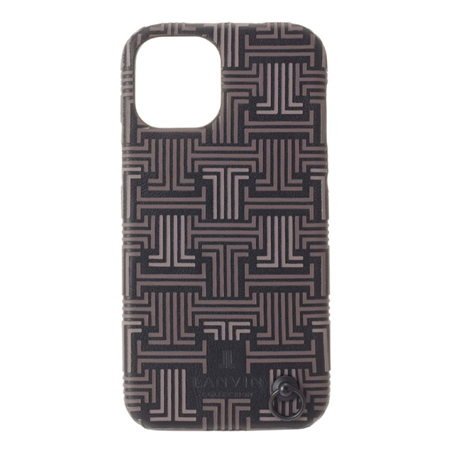 【iPhone13 ケース】Shell Case Signature with Neck Strap (Black)サブ画像