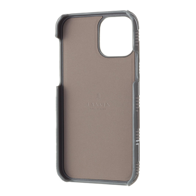 【iPhone13 ケース】Shell Case Signature with Neck Strap (Gray)サブ画像