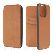 【iPhone13 ケース】Folio Case Aging Leather (Brown)