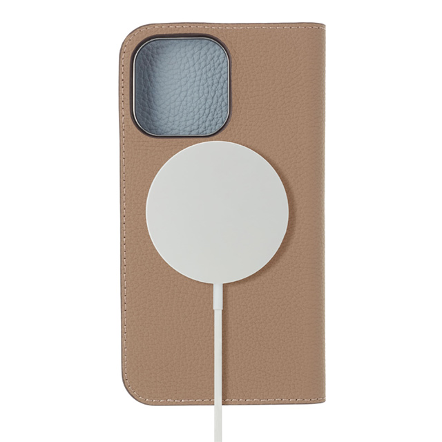 【iPhone13 Pro ケース】Folio Case 2-Tone (Taupe/Light Blue)サブ画像