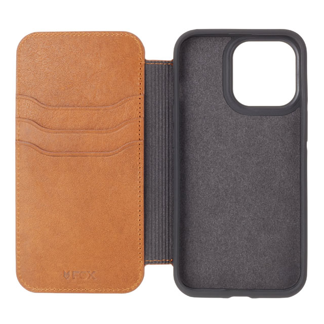 【iPhone13 Pro ケース】Folio Case Aging Leather (Brown)サブ画像