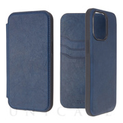 【iPhone13 Pro Max ケース】Folio Case Aging Leather (Navy)