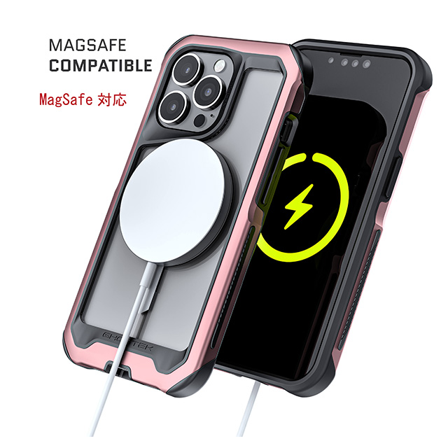 【iPhone13 Pro ケース】アトミックスリム4 with MagSafe (ピンク)サブ画像