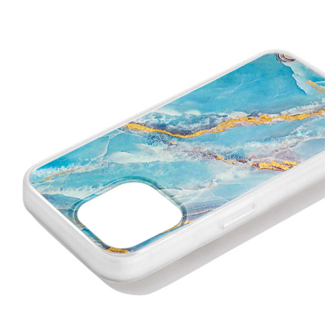 【iPhone13 Pro Max ケース】Ice Blue Marble Antimicrobial Casegoods_nameサブ画像