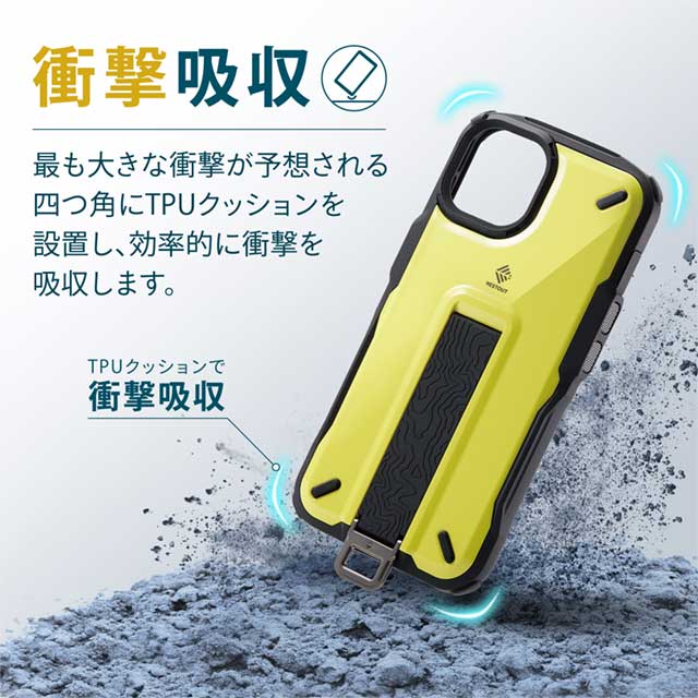 【iPhone13 ケース】ハイブリッドケース/NESTOUT/Trekking (ライムイエロー)goods_nameサブ画像