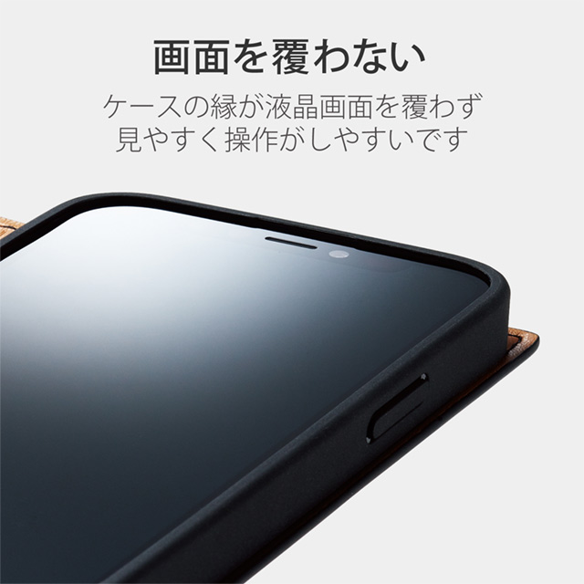 【iPhone13 mini ケース】レザーケース/手帳型/RICERCA (Coronet) (ネロ)goods_nameサブ画像